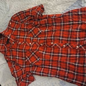 Flannel, Obey, size medium.